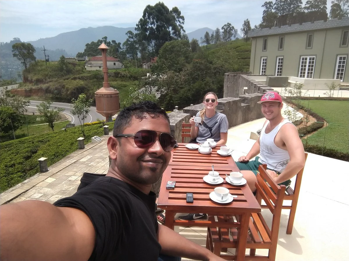 Enjoying Tea